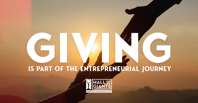 Giving Is Part of the Entrepreneurial Journey