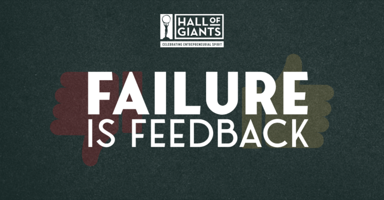 Failure is feedback.