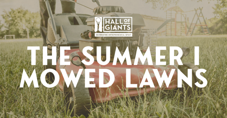 The Summer I Mowed Lawns
